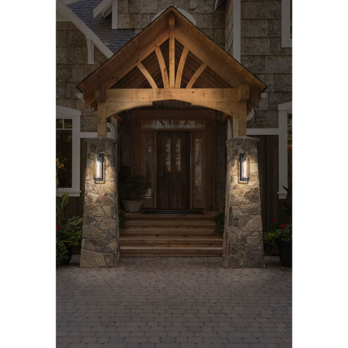 Kamstra 1 Light 21 inch Oil Rubbed Bronze/Gold Outdoor Wall Mount, Great Outdoors